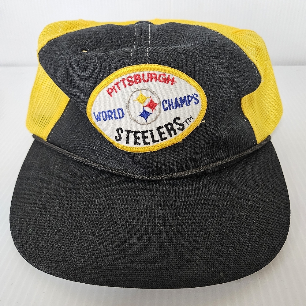 Vintage Pittsburgh Steelers Black and Yellow Cap CAP0003